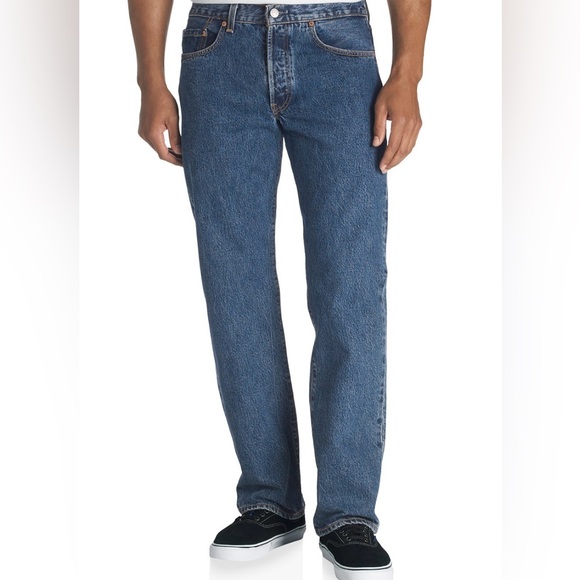 Levi's Other - Levi's 501’s classic Straight Jeans Stonewashed 36/32